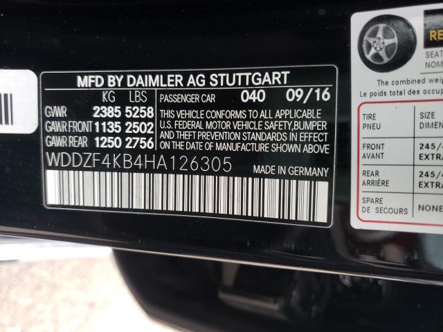 2017 MERCEDES-BENZ E 300 4MAT WDDZF4KB4HA126305