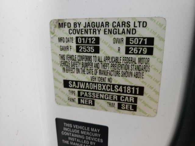 2012 JAGUAR XF PORTFOL SAJWA0HBXCLS41811