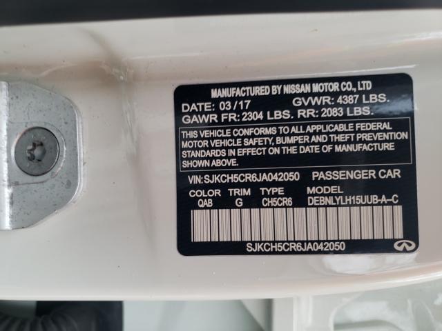 2018 INFINITI QX30 PURE SJKCH5CR6JA042050