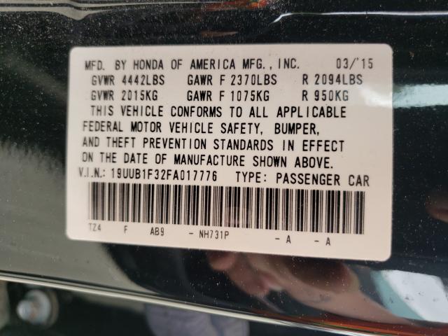 2015 ACURA TLX 19UUB1F32FA017776