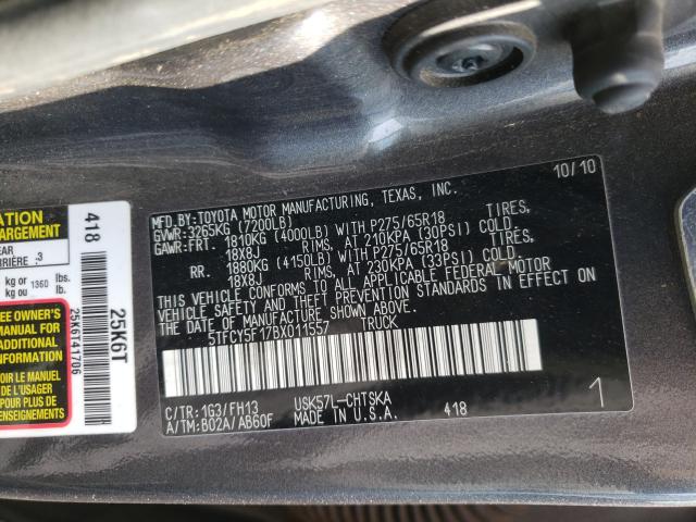 2011 TOYOTA TUNDRA DOU 5TFCY5F17BX011557