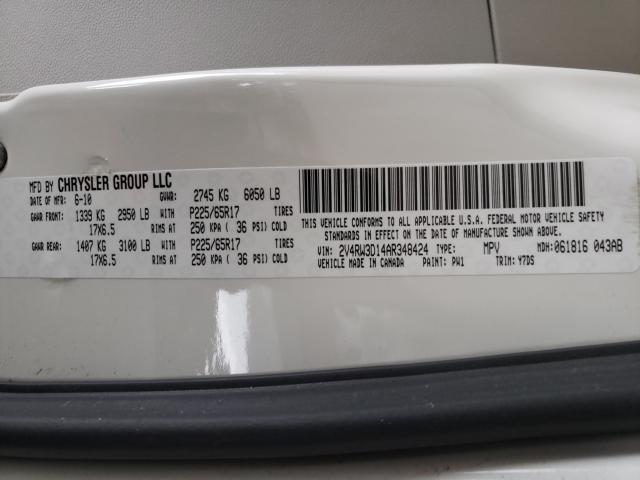 2010 VOLKSWAGEN ROUTAN SE 2V4RW3D14AR348424