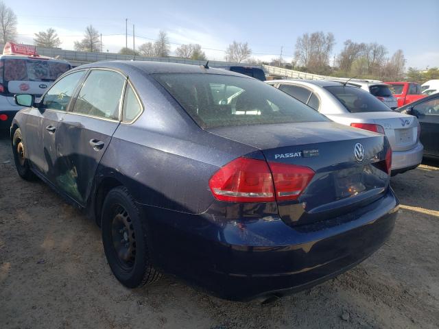 2013 VOLKSWAGEN PASSAT 1VWAP7A34DC132231