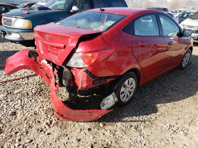 2016 HYUNDAI ACCENT SE KMHCT4AE3GU124400