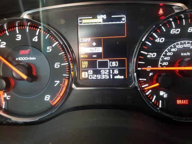 2019 SUBARU WRX STI JF1VA2S69K9815852