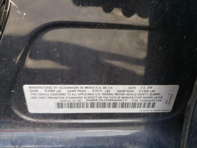 2010 VOLKSWAGEN JETTA WOLF 3VWRA7AJ3AM064517
