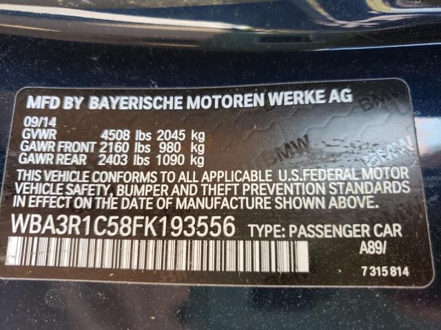 2015 BMW 435 I - WBA3R1C58FK193556
