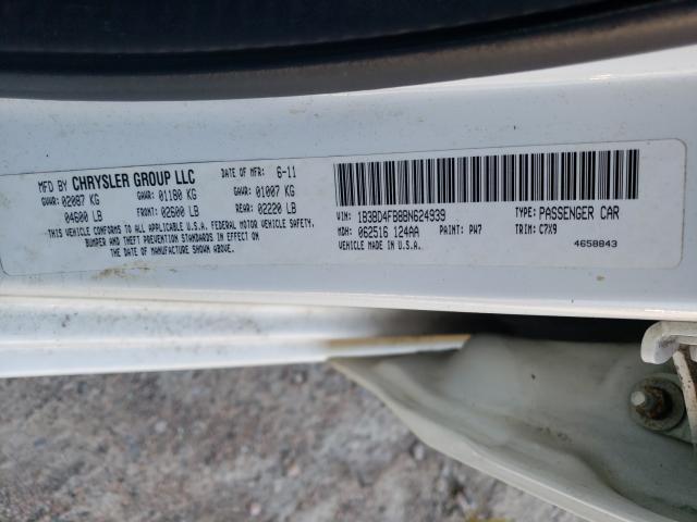 2011 DODGE AVENGER EX 1B3BD4FB8BN624939