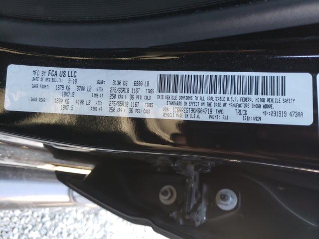 2019 RAM 1500 TRADE 1C6RREGT9KN604718