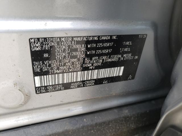 2020 TOYOTA RAV4 LE - 2T3MWRFV2LW056951