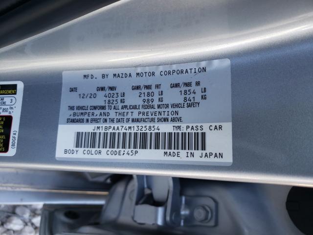 2021 MAZDA 3 JM1BPAA74M1325854