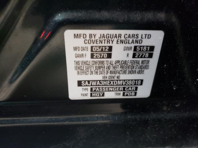 2013 JAGUAR XJ SUPERCH SAJWA3HEXDMV38018