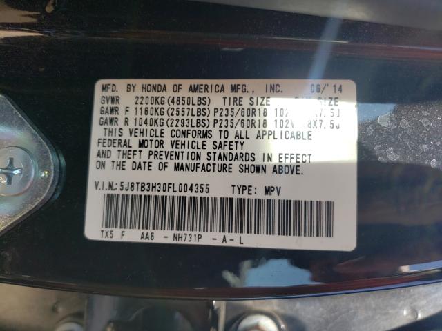 2015 ACURA RDX 5J8TB3H30FL004355