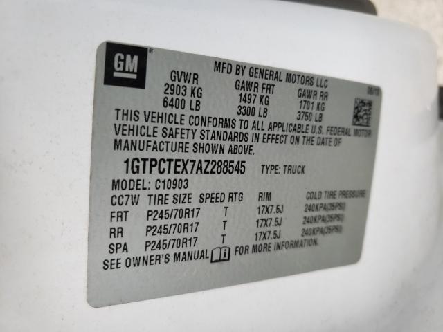 2010 GMC SIERRA C15 - 1GTPCTEX7AZ288545