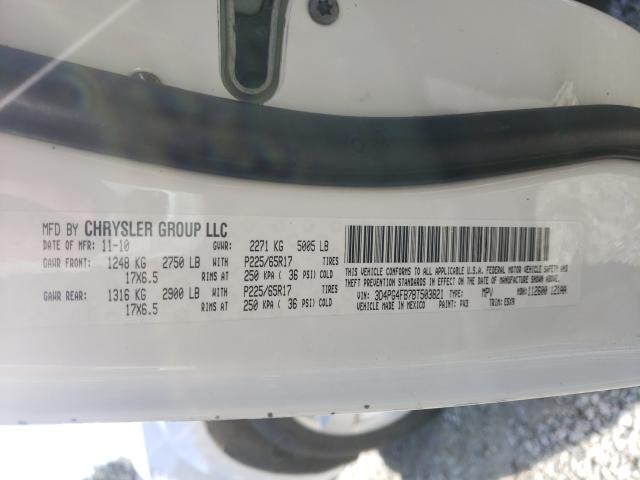 2011 DODGE JOURNEY EX 3D4PG4FB7BT503821
