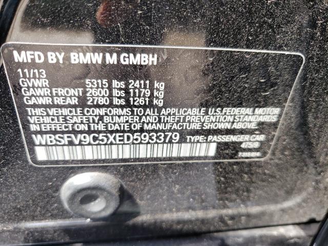 2014 BMW M5 WBSFV9C5XED593379