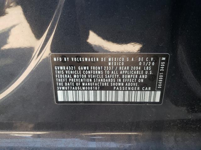 2020 VOLKSWAGEN GTI S 3VW6T7AU5LM008167