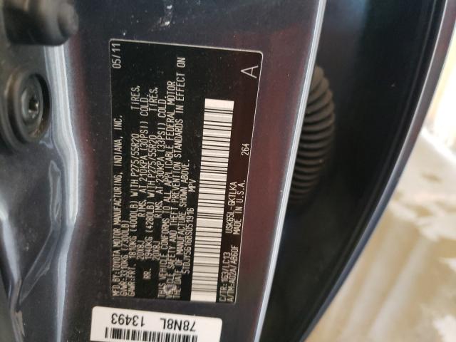 2011 TOYOTA SEQUOIA LI 5TDJY5G16BS051916