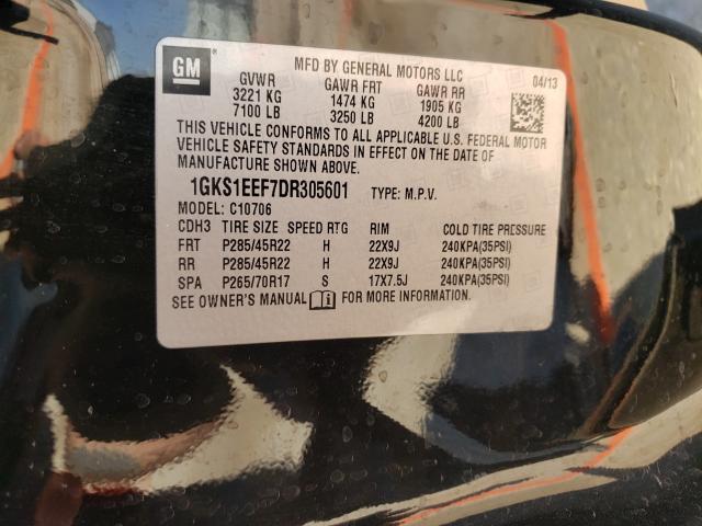 2013 GMC YUKON DENA 1GKS1EEF7DR305601