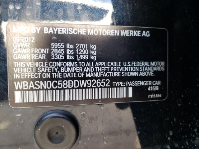 2013 BMW 550 IGT WBASN0C58DDW92652