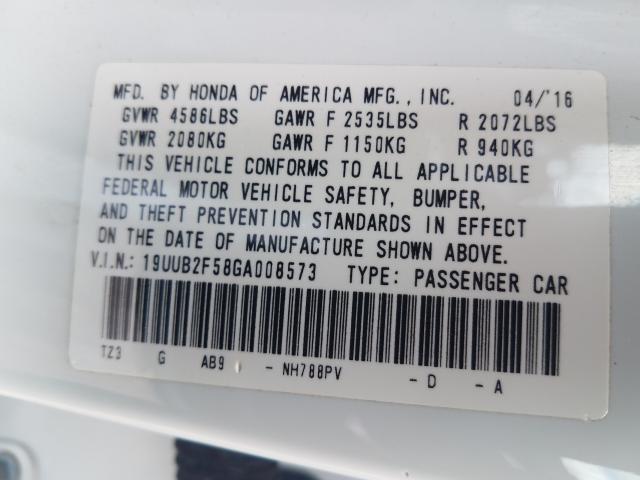 2016 ACURA TLX TECH 19UUB2F58GA008573
