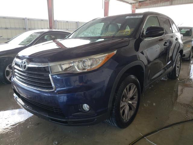 2015 TOYOTA HIGHLANDER 5TDKKRFH0FS100707