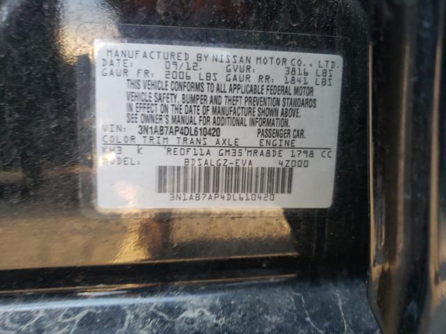 2013 NISSAN SENTRA S 3N1AB7AP4DL610420