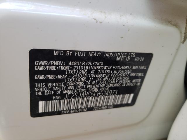 2015 SUBARU FORESTER 2 JF2SJAHC5FH534973