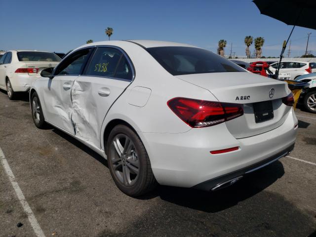 2020 MERCEDES-BENZ A 220 W1K3G4EB2LJ228547
