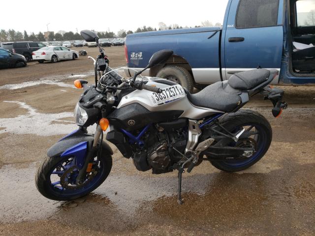2016 YAMAHA FZ07 JYARM06E5GA006777
