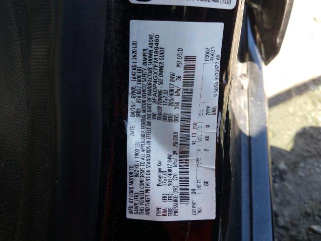 2015 FORD FIESTA ST 3FADP4GX7FM189460