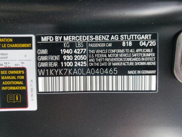 2020 MERCEDES-BENZ AMG GT R W1KYK7KA0LA040465