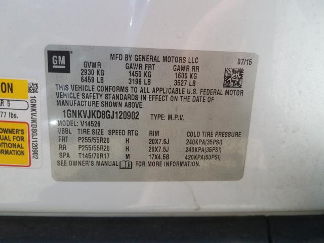 VIN 1G1RA6S59JU126456 2018 Chevrolet Volt, LT no.10