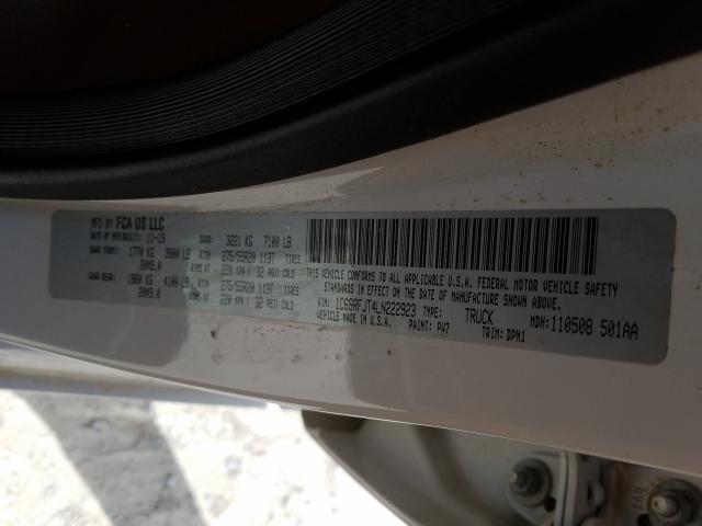 2020 RAM 1500 LARAM 1C6SRFJT4LN222923