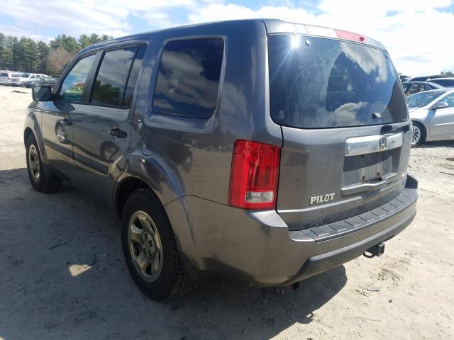 2011 HONDA PILOT LX 5FNYF4H23BB033965