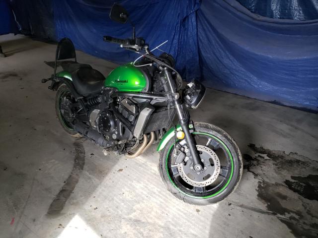Salvage motorcycles for sale at Ellwood City, PA auction: 2015 Kawasaki EN650 A