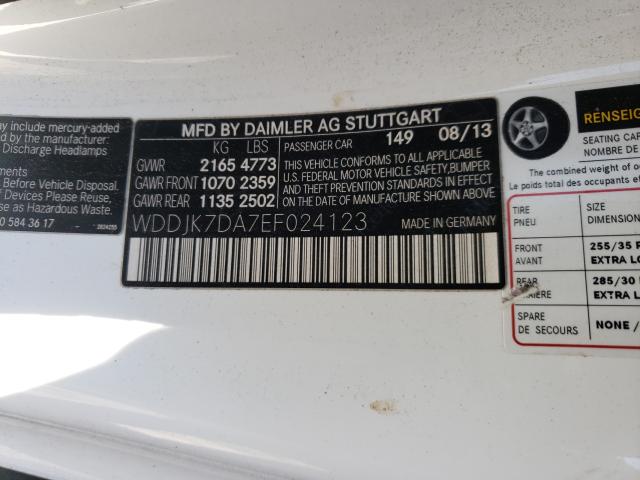 2014 MERCEDES-BENZ SL 550 WDDJK7DA7EF024123