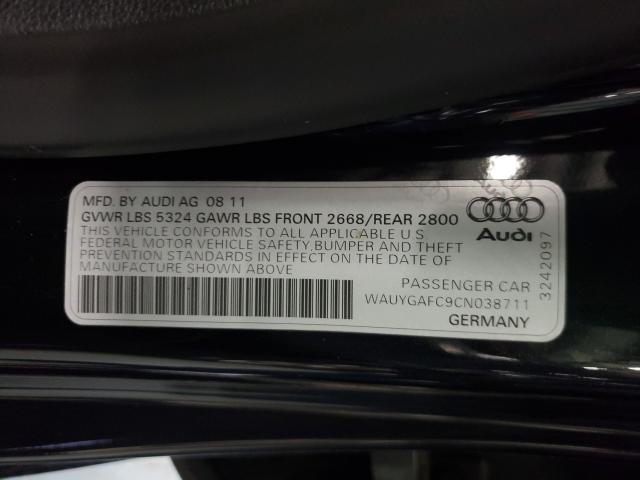 2012 AUDI A7 PREMIUM WAUYGAFC9CN038711