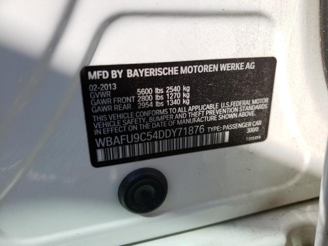 2013 BMW 550 XI WBAFU9C54DDY71876