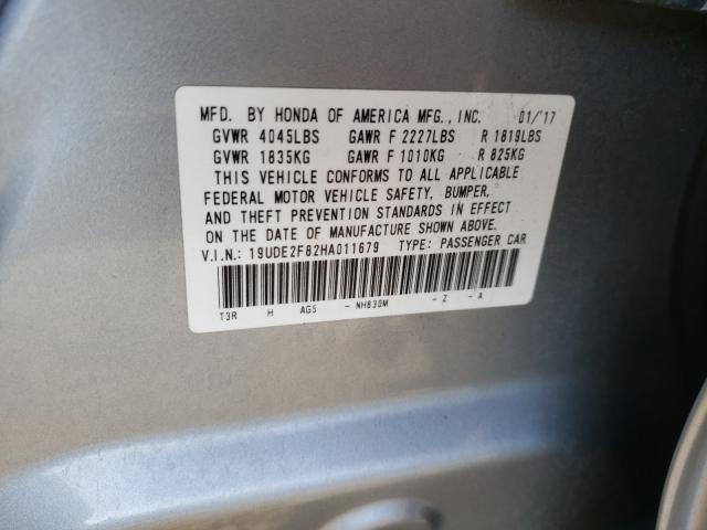2017 ACURA ILX PREMIU 19UDE2F82HA011679