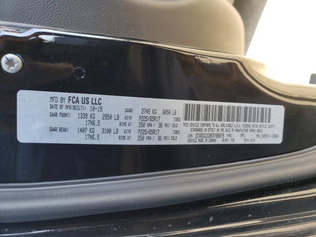 2019 DODGE GRAND CARA 2C4RDGCG9KR788878