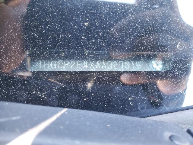 2010 HONDA ACCORD LXP 1HGCP2F4XAA027315