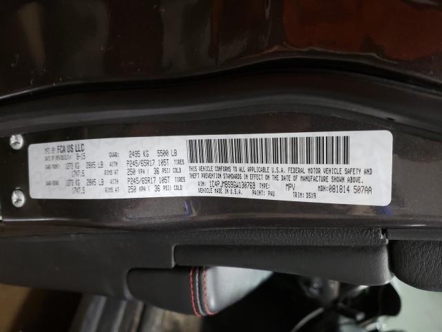 2016 JEEP CHEROKEE T 1C4PJMBS9GW130769