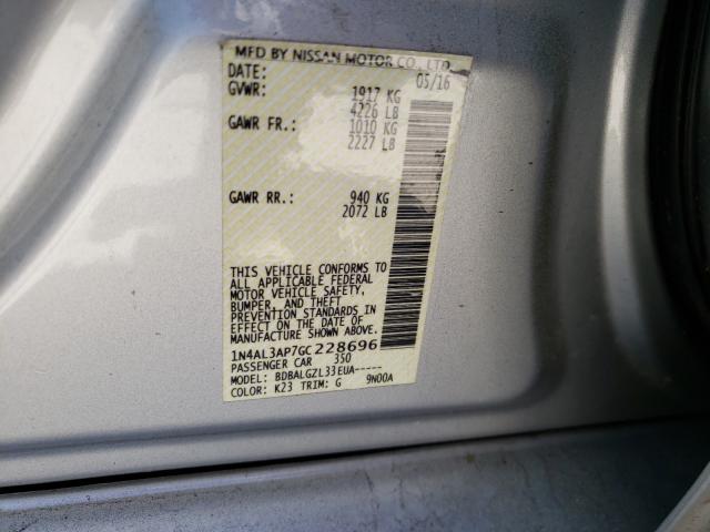 2016 NISSAN ALTIMA 2.5 1N4AL3AP7GC228696