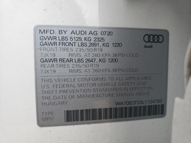 2020 AUDI Q3 PREMIUM WA1DECF33L1124763