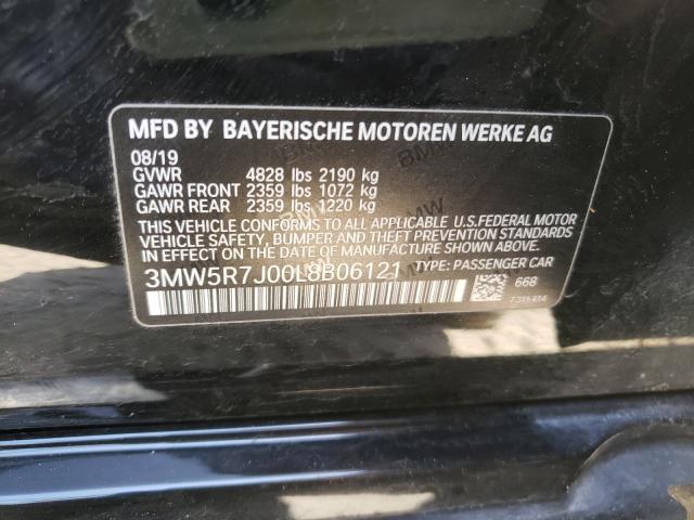 2020 BMW 330XI 3MW5R7J00L8B06121