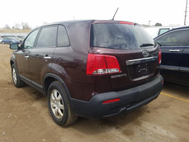 2012 KIA SORENTO BA 5XYKT3A1XCG225968