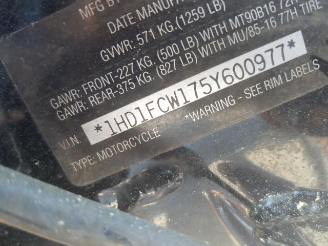 2005 HARLEY-DAVIDSON FLHTCUI 1HD1FCW175Y600977