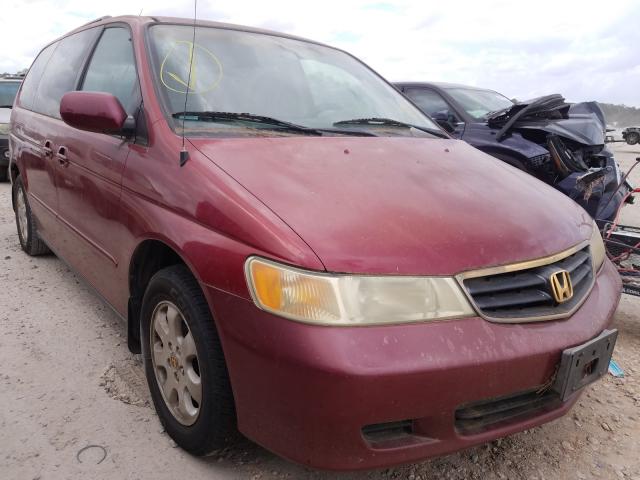 Salvage cars for sale at Houston, TX auction: 2002 Honda Odyssey EX
