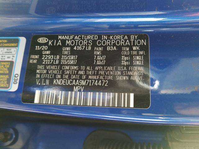 2021 KIA SELTOS S KNDEUCAA9M7174472